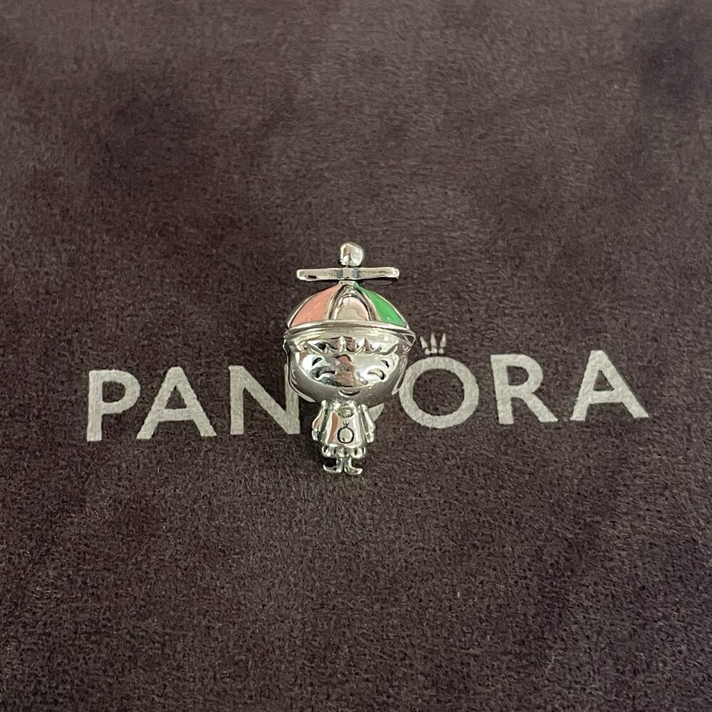 Pandora Little Boy Charm Family and Friends Multicolor Pendant